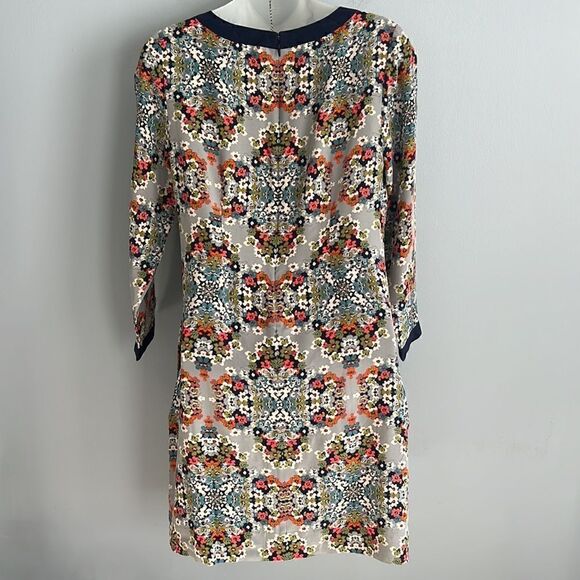 J. Crew 100% Silk Misty Fog floral Shift dress Women’s size 2 - Picture 14 of 16